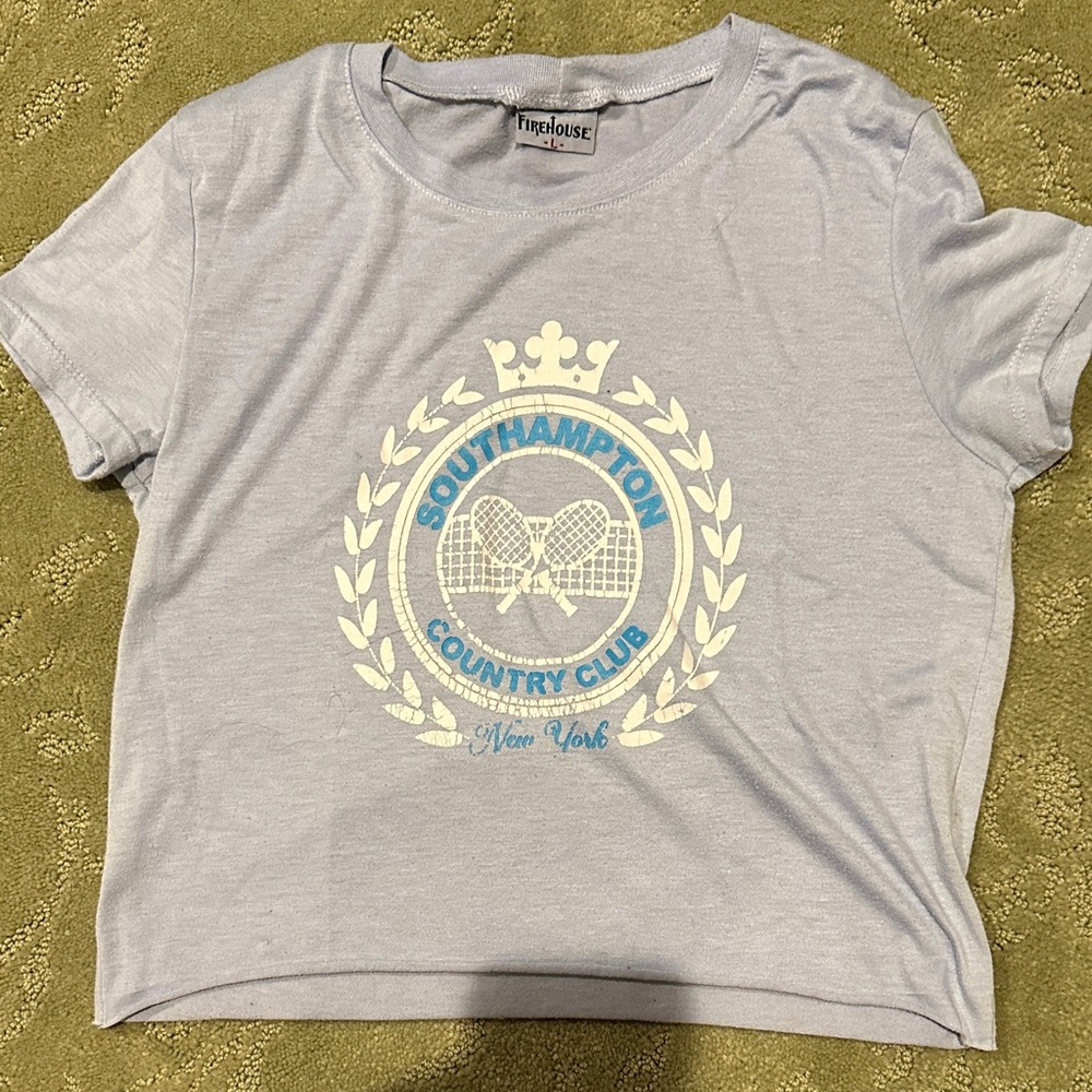 The House Light Gray Southampton Country Club Kids Tee